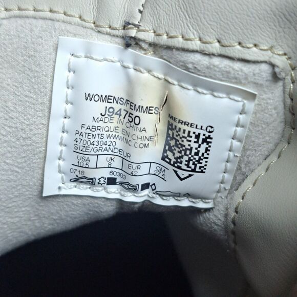 Merrell Tremblant Wedge Mid Bootie Suede Women's Sz 10.5 Stone (GUC) - Picture 8 of 9